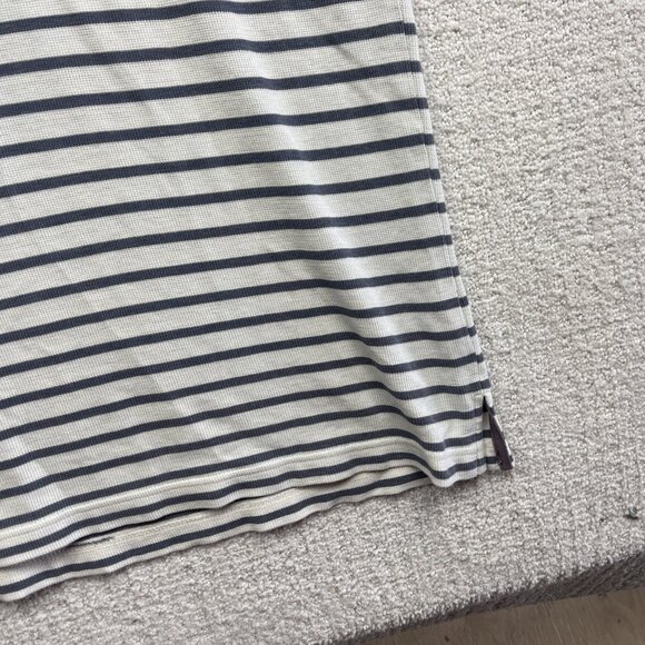 Pierre Cardin Shirt Mens Size Medium Blue Striped Short Sleeve Polo Rugby - Picture 5 of 16